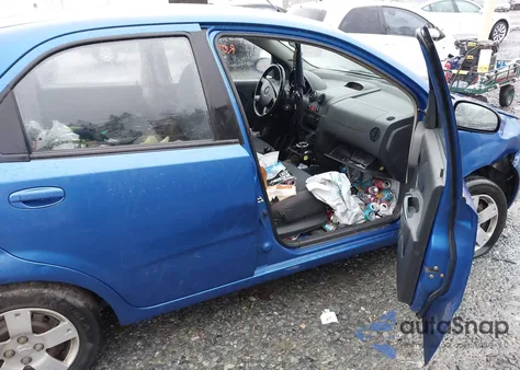 2006 Chevrolet Aveo Ls из США, поврежденный, VIN KL1TD56646B522743